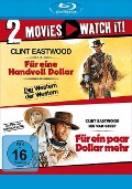 Cover-Bild zum Titel 'Für eine Handvoll Dollar & Für ein paar Dollar mehr' von 'Fulvio Morsella, Sergio Leone, Ennio Morricone'