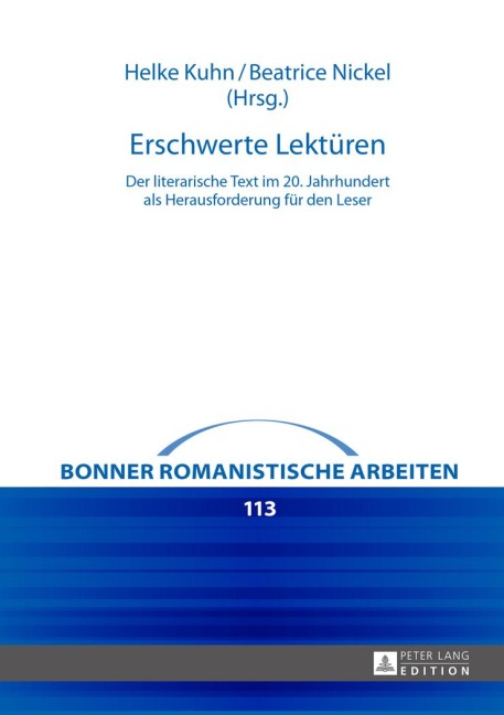 Erschwerte Lektüren - 