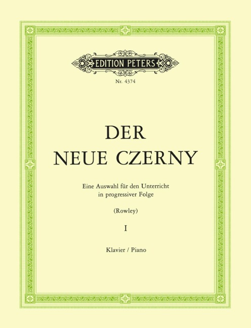 Der neue Czerny 1 - Alexander Rowley