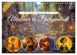 Cover-Bild zum Titel 'Abenteuer in Burgenstadt (Wandkalender 2026 DIN A4 quer), CALVENDO Monatskalender' von 'Steffen Gierok-Latniak'