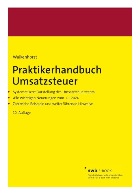 Praktikerhandbuch Umsatzsteuer - Ralf Walkenhorst