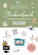 Cover-Bild zum Titel 'Bullet Journal Stickerbuch - Camping & Nature Love - Über 600 Sticker für alle Outdoor-Fans' von ''