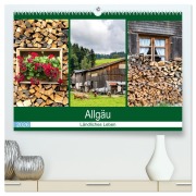 Cover-Bild zum Titel 'Allgäu - Landliches Leben (hochwertiger Premium Wandkalender 2026 DIN A2 quer), Kunstdruck in Hochglanz' von 'Brigitte Dürr'