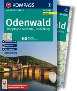 Cover-Bild zum Titel 'KOMPASS Wanderführer Odenwald, Bergstraße, Neckartal, Heidelberg, 60 Touren mit Extra-Tourenkarte' von 'Kay Tschersich'