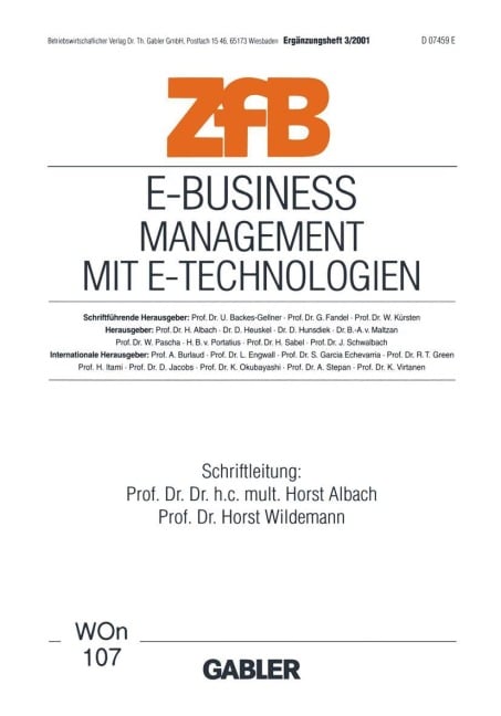 E-Business Management mit E-Technologien - 