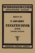 Cover-Bild zum Titel 'Stanztechnik' von 'Erich Krabbe'