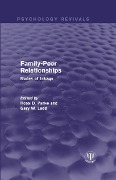Cover-Bild zum Titel 'Family-Peer Relationships' von ''