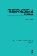 An Introduction to Transformational Syntax - Roger Fowler