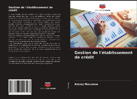 Gestion de l'établissement de crédit - Alexej Maxurow
