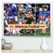 Cover-Bild zum Titel 'American Football - Taktik und Athletik (hochwertiger Premium Wandkalender 2026 DIN A2 quer), Kunstdruck in Hochglanz' von 'Peter Roder'