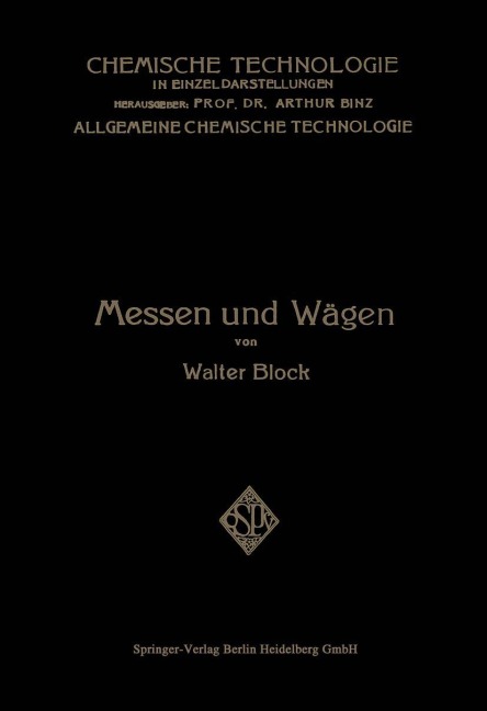 Messen und Wägen - Walter Block