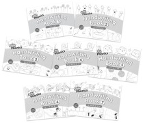 Cover-Bild zum Titel 'Jolly Phonics Handwriting Books Complete Set (1-7)' von 'Jolly Learning'