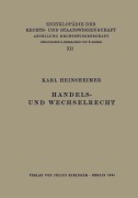 Cover-Bild zum Titel 'Handels- und Wechselrecht' von 'Karl Heinsheimer'