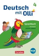 Cover-Bild zum Titel 'Deutsch mit Olli Sprache 2-4 4. Schuljahr. Arbeitsheft Leicht / Basis -  Mit BOOKii-Funktion und Testheft' von ''