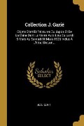 Cover-Bild zum Titel 'Collection J. Garié' von 'Jean Garié'