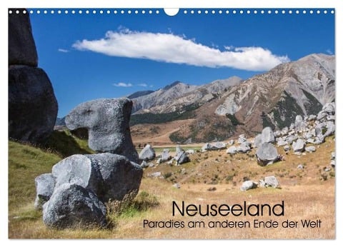 Neuseeland - Paradies am anderen Ende der Welt (Wandkalender 2024 DIN A3 quer), CALVENDO Monatskalender - Sebastian Warneke