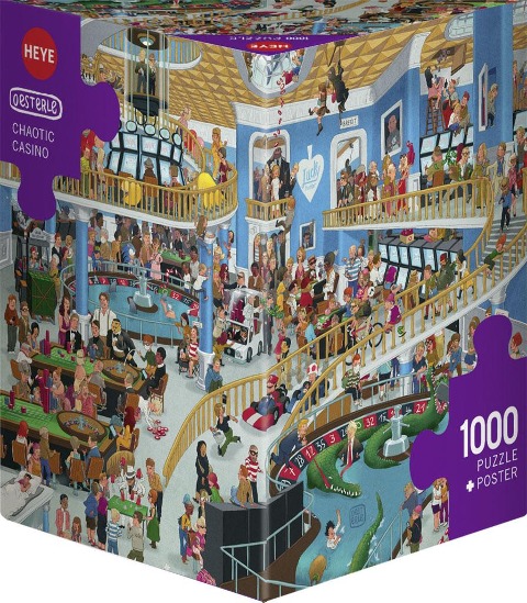 Chaotic Casino Puzzle 1000 Teile - Uli Oesterle