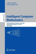 Cover-Bild zum Titel 'Intelligent Computer Mathematics' von ''