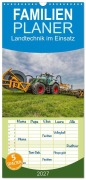 Cover-Bild zum Titel 'Familienplaner 2027 - Landtechnik im Einsatz mit 5 Spalten (Wandkalender, 21 x 45 cm) CALVENDO' von 'Fotografie Mark S.'
