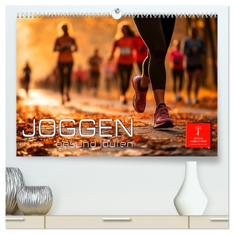 Joggen, gesund laufen (hochwertiger Premium Wandkalender 2025 DIN A2 quer), Kunstdruck in Hochglanz - Peter Roder