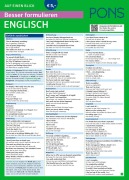 Cover-Bild zum Titel 'PONS Besser formulieren auf einen Blick Englisch' von ''