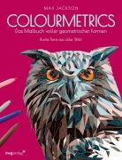 Cover-Bild zum Titel 'Colourmetrics - Das Malbuch voller geometrischer Formen' von 'Max Jackson'