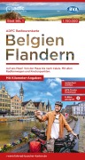 Cover-Bild zum Titel 'BVA ADFC Radtourenkarte Belgien Flandern, mit Knotenpunkten 1:150.000' von ''