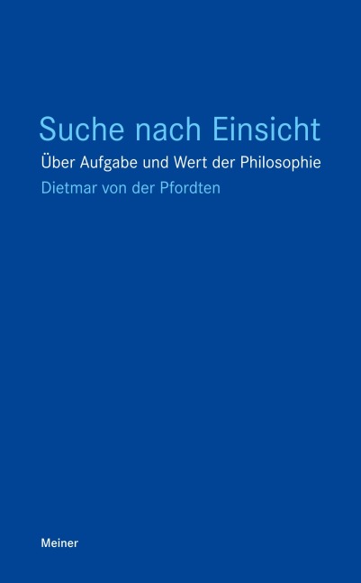 Suche nach Einsicht - Dietmar Von Der Pfordten