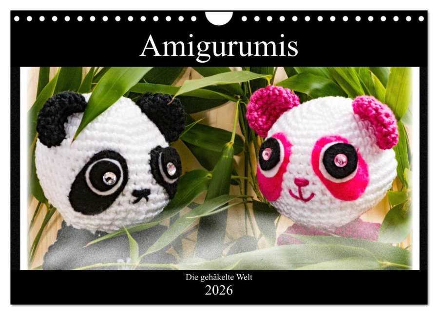 Amigurumi - Die gehäkelte Welt (Wandkalender 2026 DIN A4 quer), CALVENDO Monatskalender - Sven Sommer
