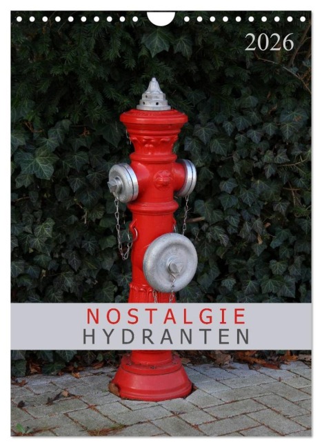 Nostalgie Hydranten (Wandkalender 2026 DIN A4 hoch), CALVENDO Monatskalender - SchnelleWelten SchnelleWelten