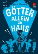 Cover-Bild zum Titel 'Die Chaos-Götter 2: Götter allein zu Haus' von 'Maz Evans'