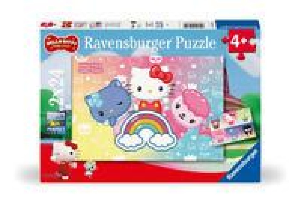 Kinderpuzzle 2x24 Teile - Hello Kitty - Die besten Freunde - 