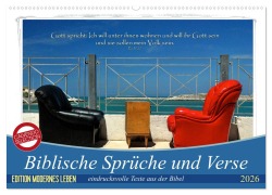 Biblische Sprüche und Verse (Wandkalender 2026 DIN A2 quer), CALVENDO Monatskalender - Photograph Hc Bittermann
