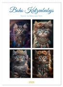 Cover-Bild zum Titel 'Boho Katzenbabys (Wandkalender 2026 DIN A2 hoch), CALVENDO Monatskalender' von 'Steffen Gierok-Latniak'