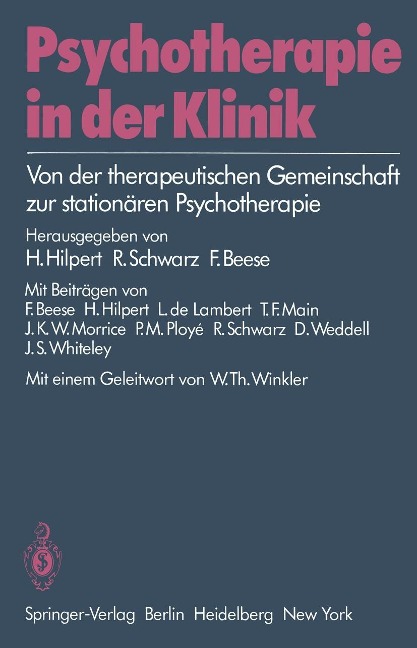 Psychotherapie in der Klinik - 
