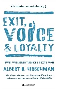 Cover-Bild zum Titel 'Exit, Voice & Loyalty' von ''
