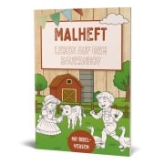 Cover-Bild zum Titel 'Malheft: Leben auf dem Bauernhof' von ''