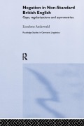 Cover-Bild zum Titel 'Negation in Non-Standard British English' von 'Lieselotte Anderwald'
