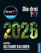 Cover-Bild zum Titel 'Die drei ??? und der seltsame Kalender 2026' von 'Andreas Ruch'