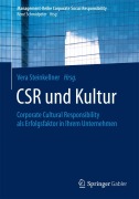 Cover-Bild zum Titel 'CSR und Kultur' von ''