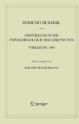 Cover-Bild zum Titel 'Einführung in die Phänomenologie der Erkenntnis. Vorlesung 1909' von 'Edmund Husserl'