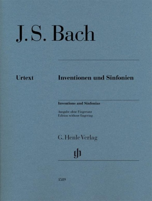 Inventionen und Sinfonien für Klavier zu zwei Händen. Urtextausgabe ohne Fingersatz - Johann Sebastian Bach