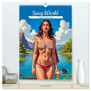 Spicy World - Miami Lifestyle (hochwertiger Premium Wandkalender 2026 DIN A2 hoch), Kunstdruck in Hochglanz - Sell Pixs:Sell
