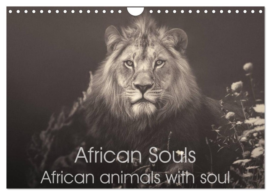 African Souls African animals with soul (Wall Calendar 2026 DIN A4 landscape), CALVENDO 12 Month Wall Calendar - Manuela Kulpa