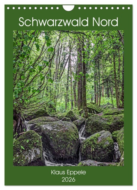 Schwarzwald Nord (Wandkalender 2026 DIN A4 hoch), CALVENDO Monatskalender - Klaus Eppele