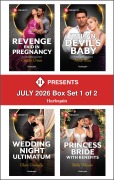Cover-Bild zum Titel 'Harlequin Presents July 2026 - Box Set 1 of 2' von 'Caitlin Crews, Heidi Rice, Clare Connelly, Bella Mason'