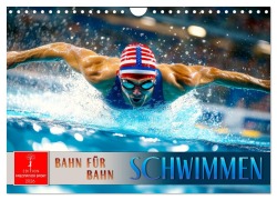 Cover-Bild zum Titel 'Schwimmen - Bahn für Bahn (Wandkalender 2026 DIN A4 quer), CALVENDO Monatskalender' von 'Peter Roder'