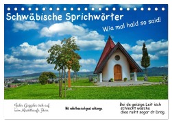Cover-Bild zum Titel 'Schwäbische Sprichwörter 1 Wi ma hald so said! (Tischkalender 2026 DIN A5 quer), CALVENDO Monatskalender' von 'Herbert Böck'