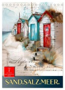 Cover-Bild zum Titel 'Sand.Salz.Meer. (Tischkalender 2026 DIN A5 hoch), CALVENDO Monatskalender' von 'Peter Roder'