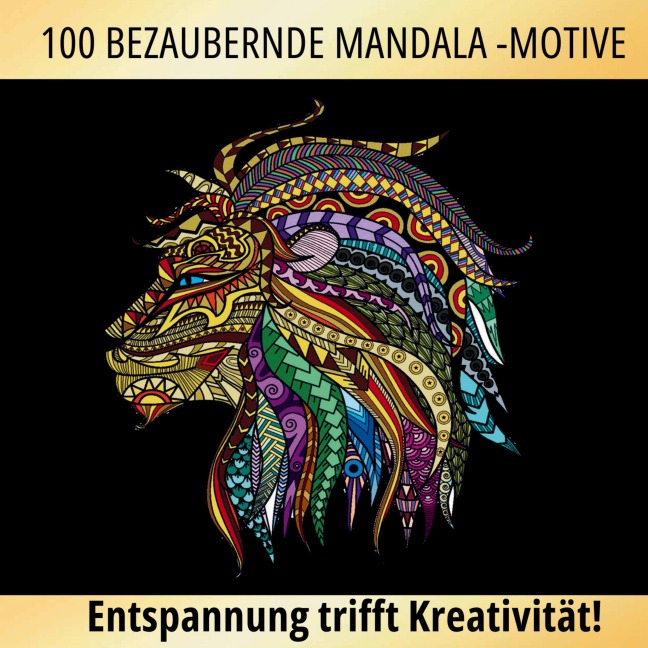 100 Tier-Mandalas - Malbuch für Erwachsene - Inspirations Lounge